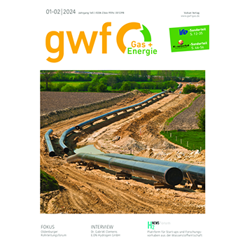 Titelblatt der gwf Gas + Energie 1-2 | 2024 (Bildquelle: Vulkan Verlag)